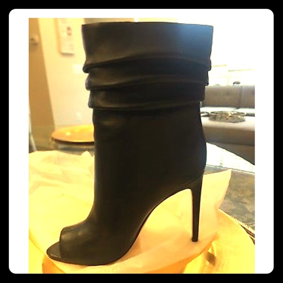 halston heritage booties